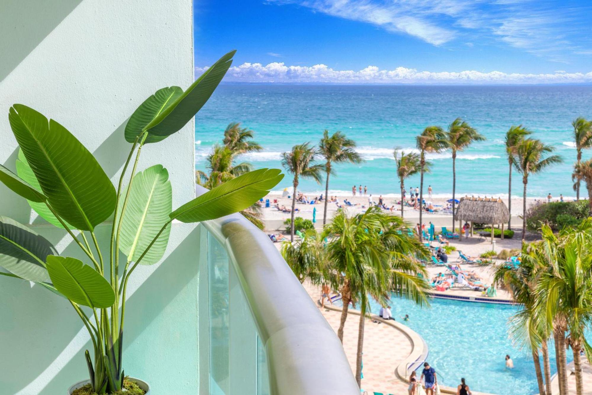 Modern 1 Bdr Oceanview With Direct Beach Access! Hollywood Exterior foto